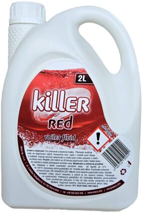 Tekutá splachovací WC chemie Aleco Killer Red obsah/kapacita 2 l