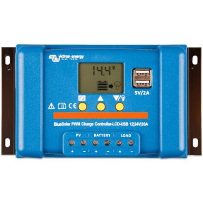 Solární regulátor nabíjení Victron Energy BlueSolar PMW LCD&USB proud 20 A