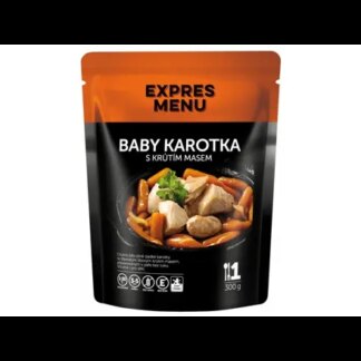 Baby karotka s krůtím masem EXPRES MENU 300 g