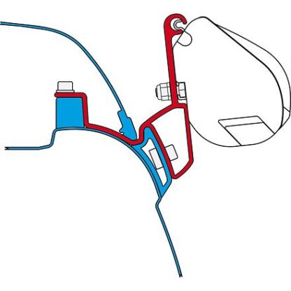 Adaptér pro VW T5 California na markýzy Fiamma F35