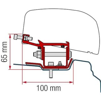 Adaptér pro Renault Trafic na markýzy Fiamma F40van pro Renault Trafic L1 (od 9/2014)