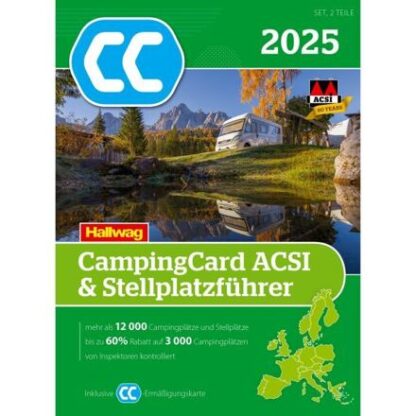 ACSI CampingCard & Stellplatzführer pro rok 2025